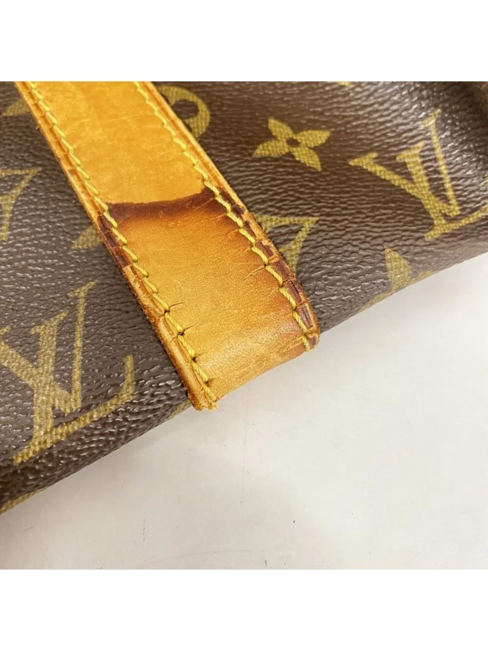 Louis Vuitton Boston Bag Monogram Keepall 50 Brown
